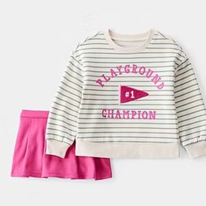 Carter's Toddler Sweatshirt and Skirt Set